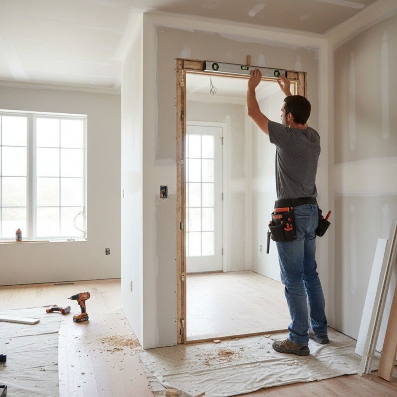 Office Door Installation detail