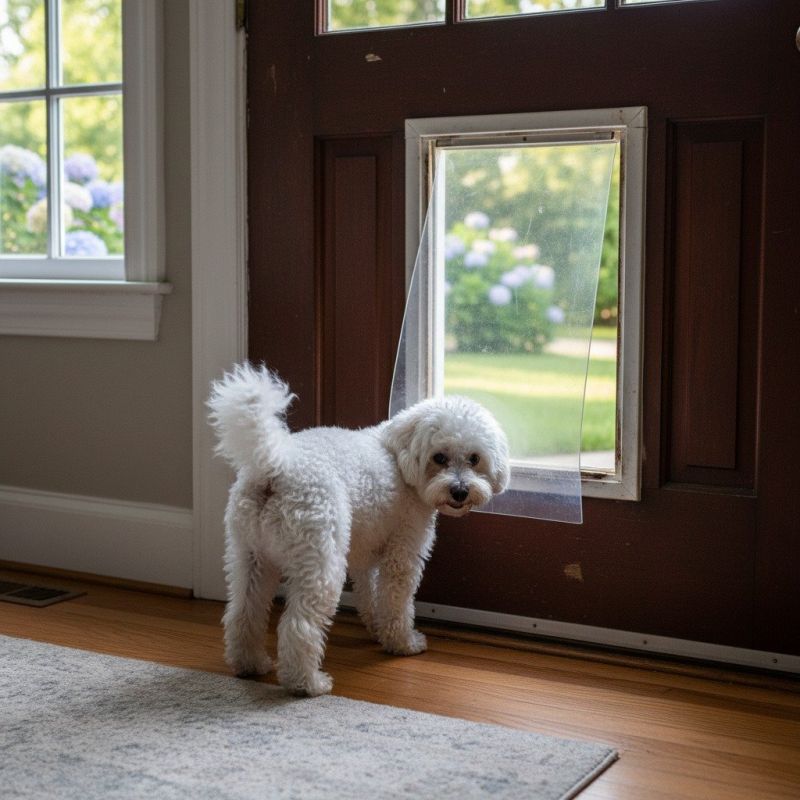 Pet Door Installation detail